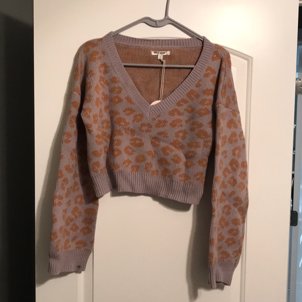 Wild Honey cropped sweater